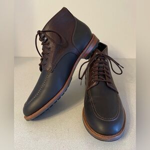 Warfield & Grand Two-Tone Brown Leather Chukka Boots